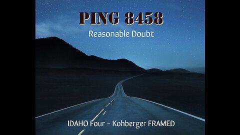 PING 8458 Reasonable Doubt | IDAHO Four - Kohberger FRAMED