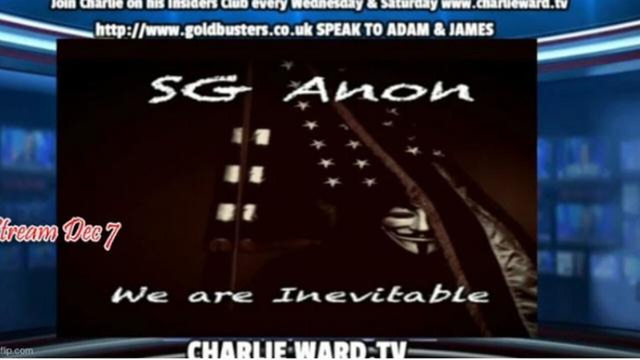 SG ANON & CHARLIE WARD MAJOR INTEL - ALL OF THE PIECES ARE IN PLACE!!