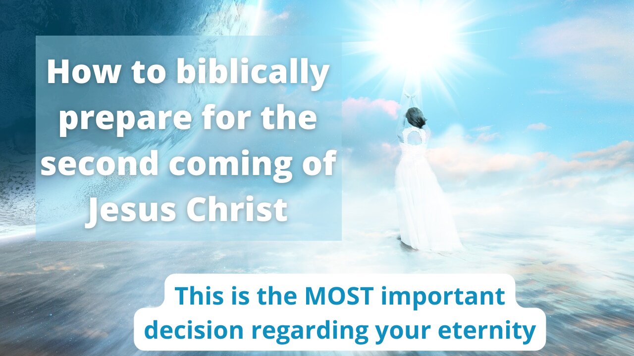 How to biblically prepare for the second coming of Jesus Christ | This is real. Be ready now!