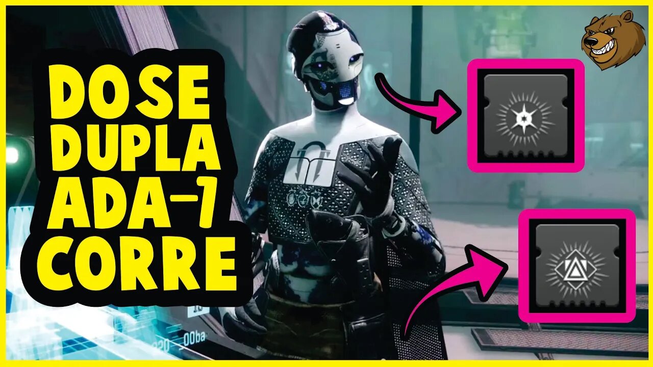 DESTINY 2 │ DOSE DUPLA NA ADA-1 CORRE!