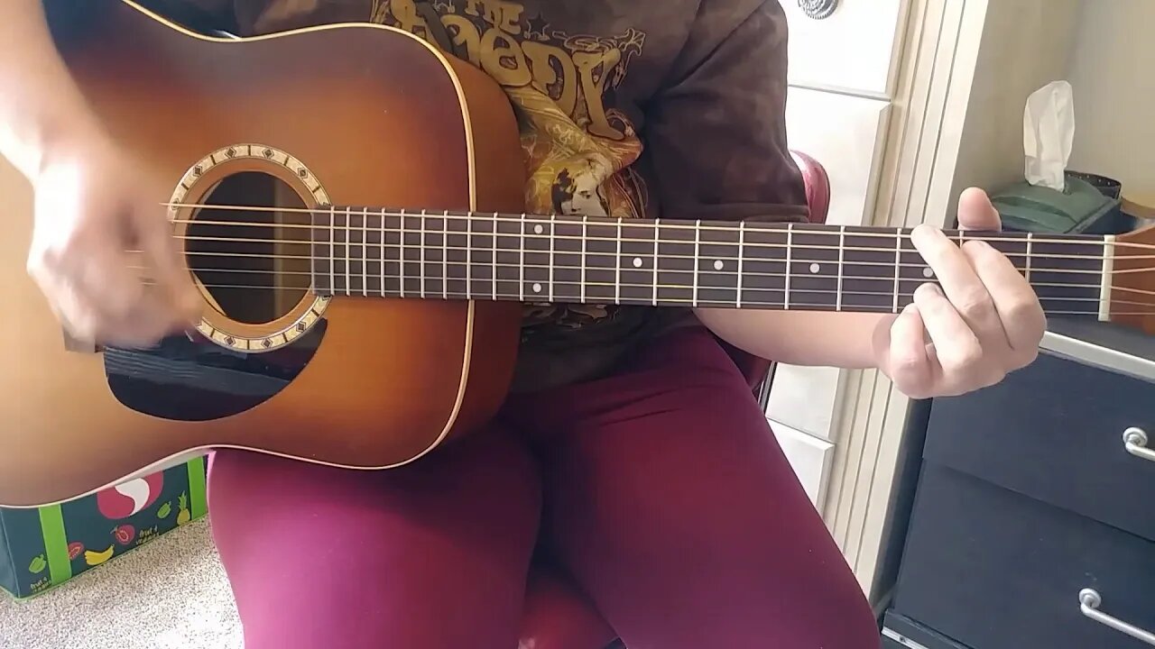 Brown Eyed Girl- Van Morrison Guitar lesson intro by Cari Dell