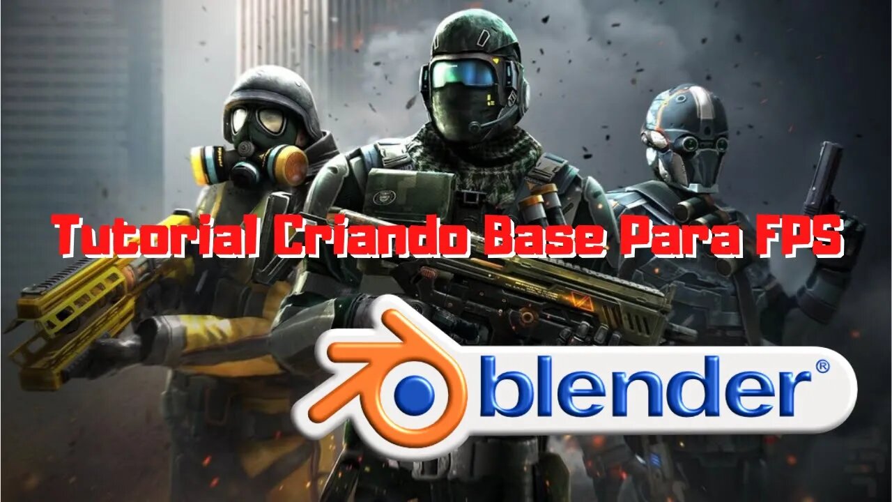 BGE PARA GAMES - Tutorial Criando Base Para FPS