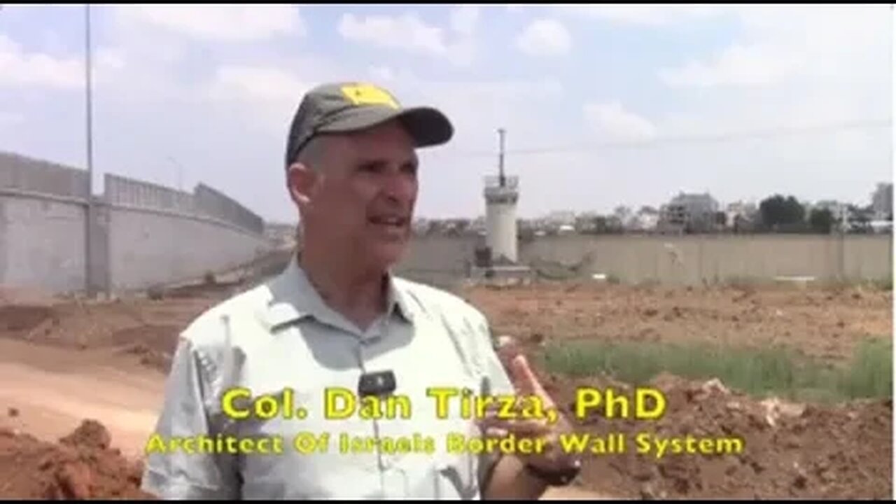 Israeli Sniper Protection, Walls Save Lives! Col Dan Tirza, Ph D Discusses the Israel Borders