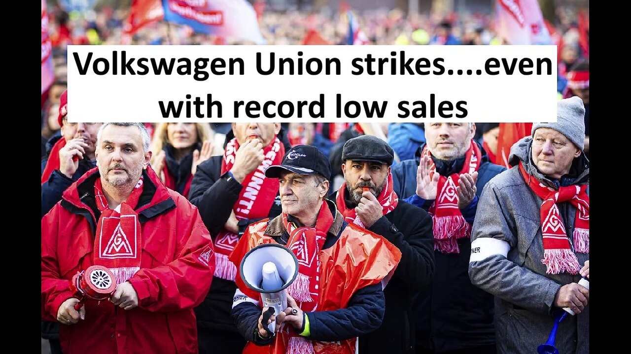 Volkswagen workers go on strike, as no one buys their vehicles