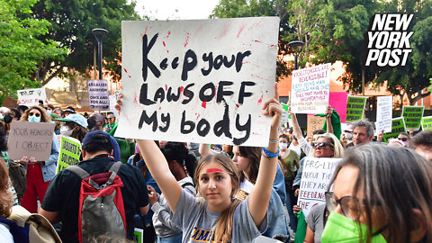 LAPD officers violently clash with protesters after leaked Roe vs. Wade opinion