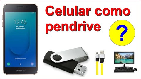 Como usar o celular como um pendrive?