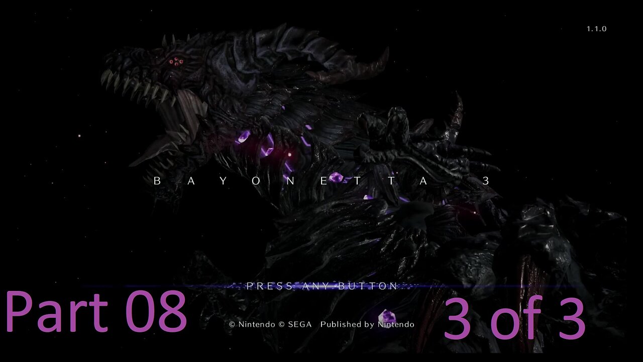 Bayonetta 3 part 08 (3 of 3) WARNING NAIVE ANGEL MODE OFF!!