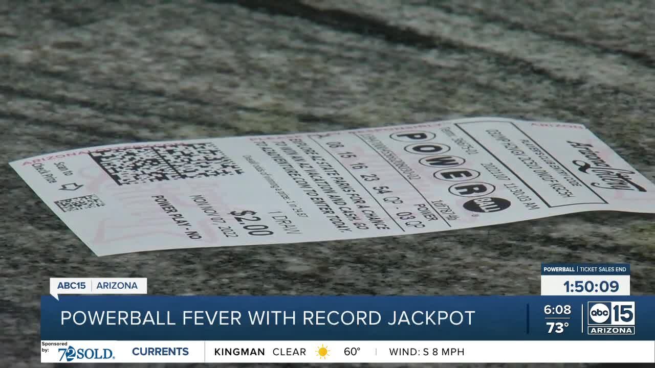 Powerball jackpot up to record $1.9 billion after no winner