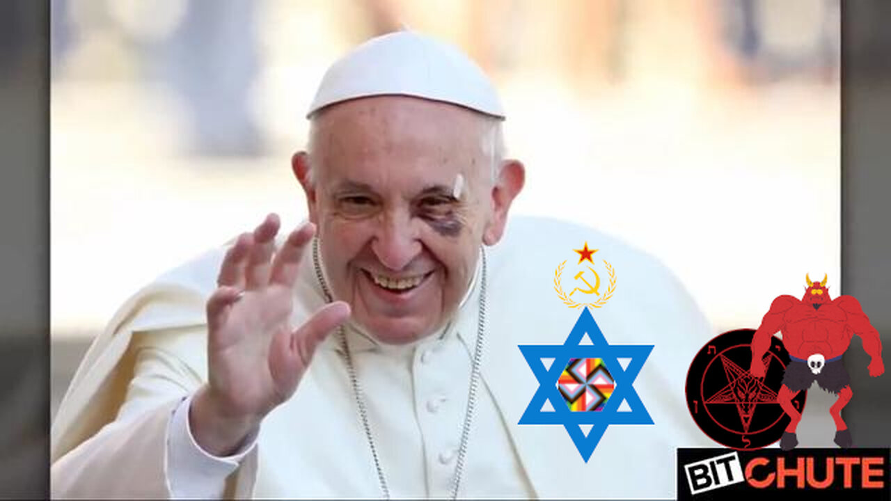 THAT SATANIC EVIL PEDO LUCIFERIAN MOTHERFUCKER THE POPE IS UP TO SOME REALLY NEFARIOUS SHIT. LOOK!👀