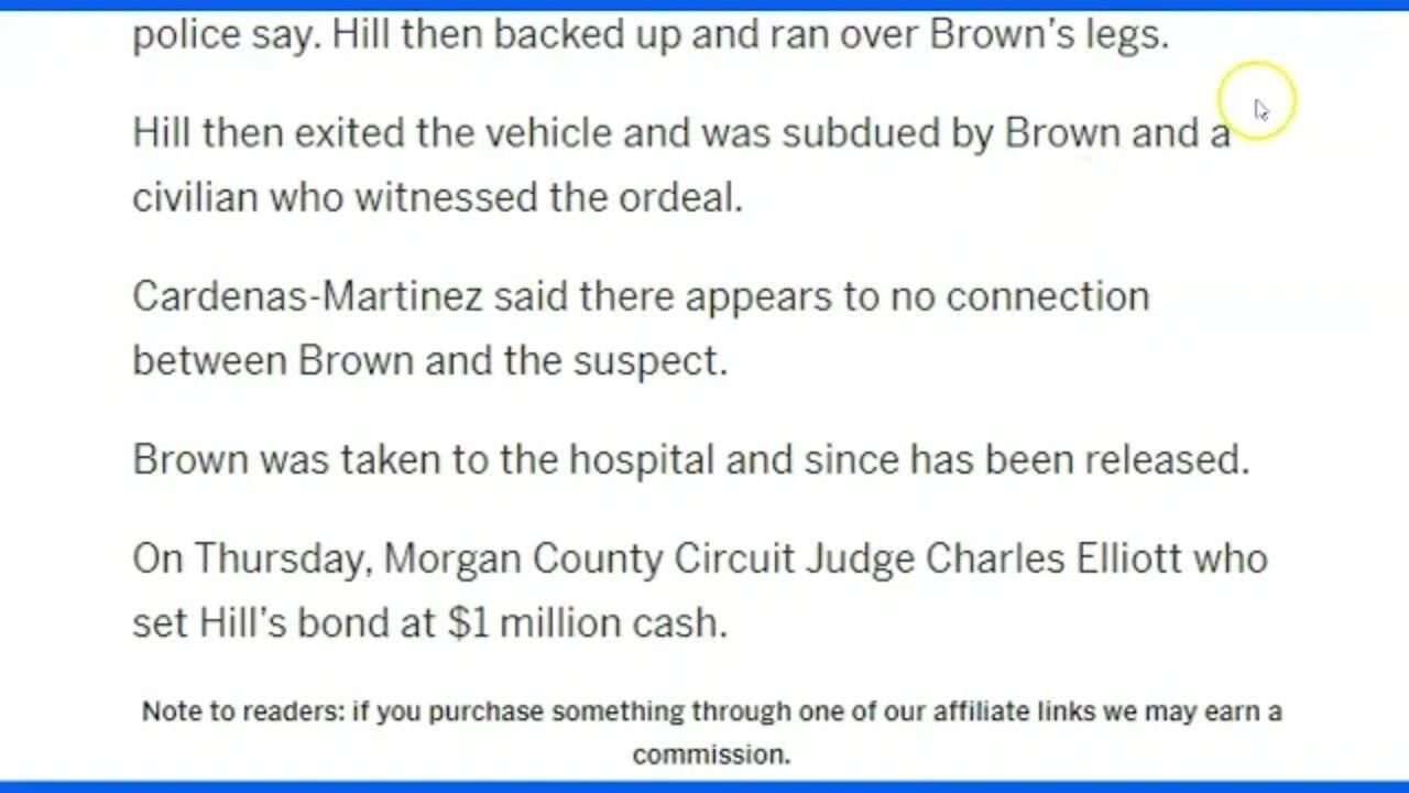 Gregory Hill Runs Over Officer Jack Brown - Cops Shoots Many Times & Misses - Was It Justified?