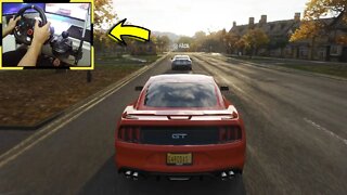 FORD MUSTANG GT - Forza Horizon 4 gameplay / Volante Logitech g29