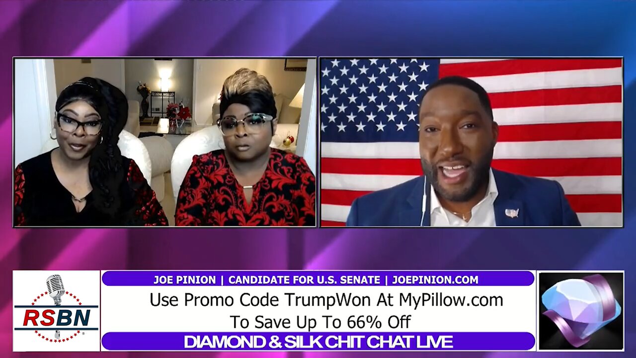 Diamond & Silk Chit Chat Live Joined by: Joe Pinion 9/27/22