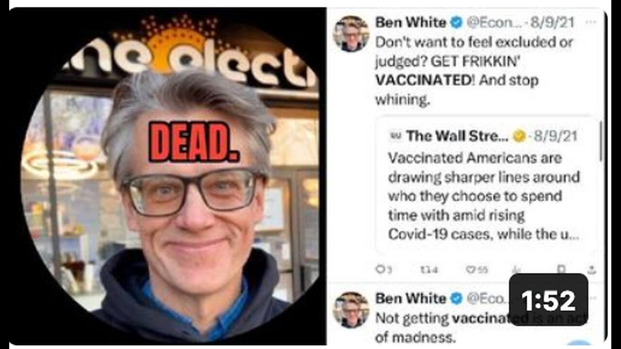 MARK OFF ANOTHER COVID VACCINE ASSHOLE REPORTER!