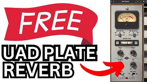 Hurry! Snag This FREE UAD Plate Reverb Plugin Before it's Gone!