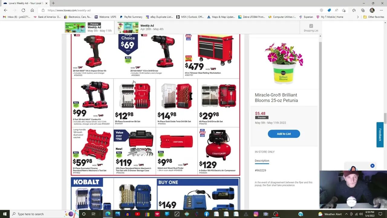 Lowes weekly ad 5/5/22 threw 5/11/22 sales