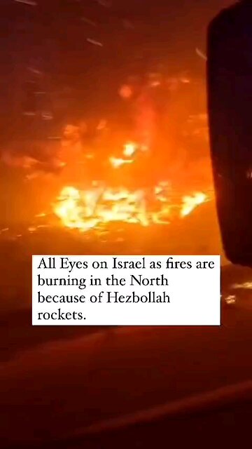 Northern Israel has been on Fire for months. All population evacuated. Why isn't the Media talking?
