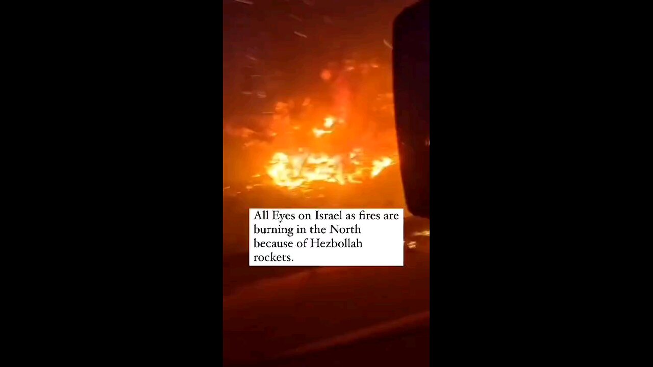 Northern Israel has been on Fire for months. All population evacuated. Why isn't the Media talking?