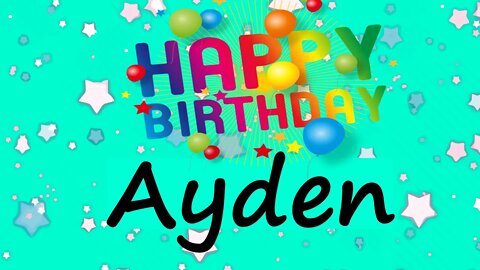 Happy Birthday to Ayden - Birthday Wish From Birthday Bash