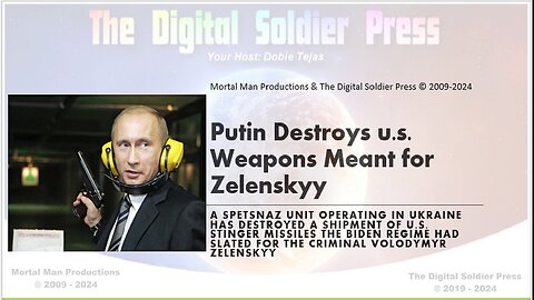 Putin Destroys Weapons Meant for Zelenskyy