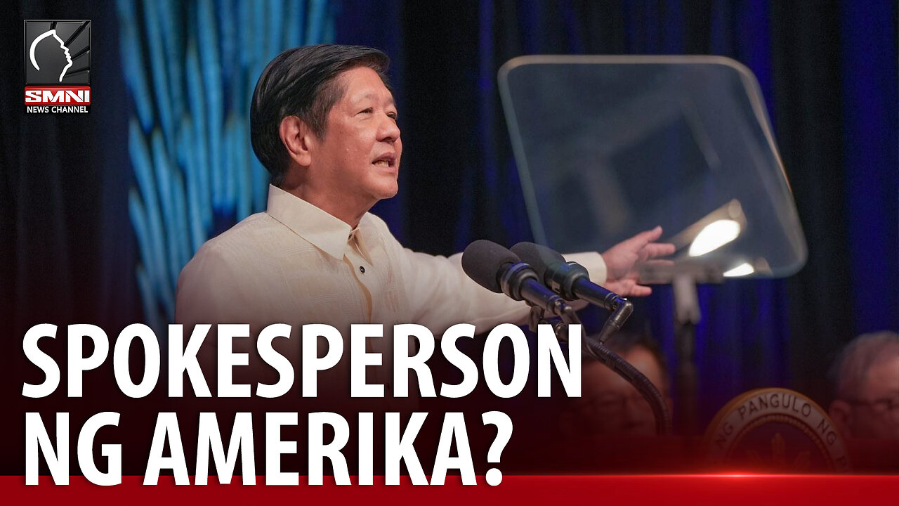 PBBM, Spokesperson ng Amerika?