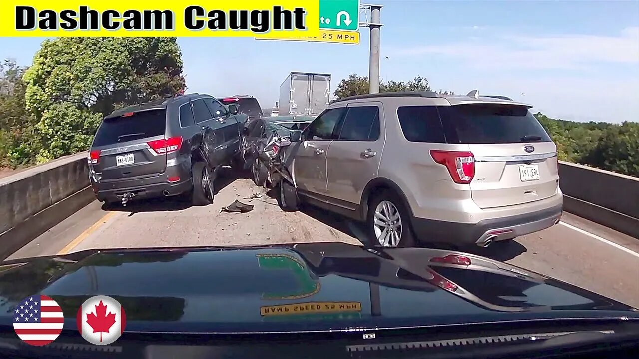 North American Car Driving Fails Compilation - 470 [Dashcam & Crash Compilation]