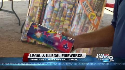 Firework safety, what's legal and what's not