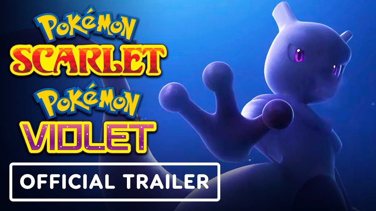 Pokemon Scarlet and Pokemon Violet - Official Mew and Mewtwo Trailer