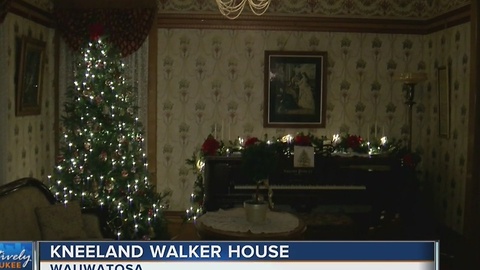 Historic Wauwatosa home dressed up for the holidays