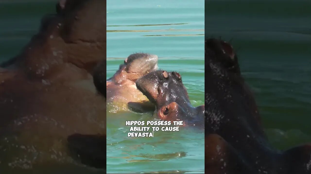 Hippos 🦛 cause the most human deaths in Africa