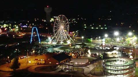 The Branson Strip at Night