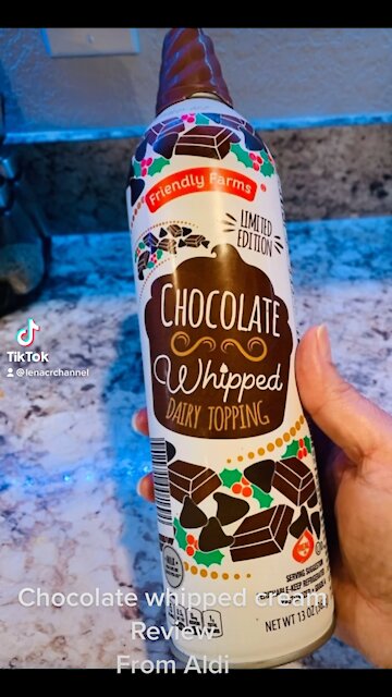 Chocolate whipped cream￼ Review