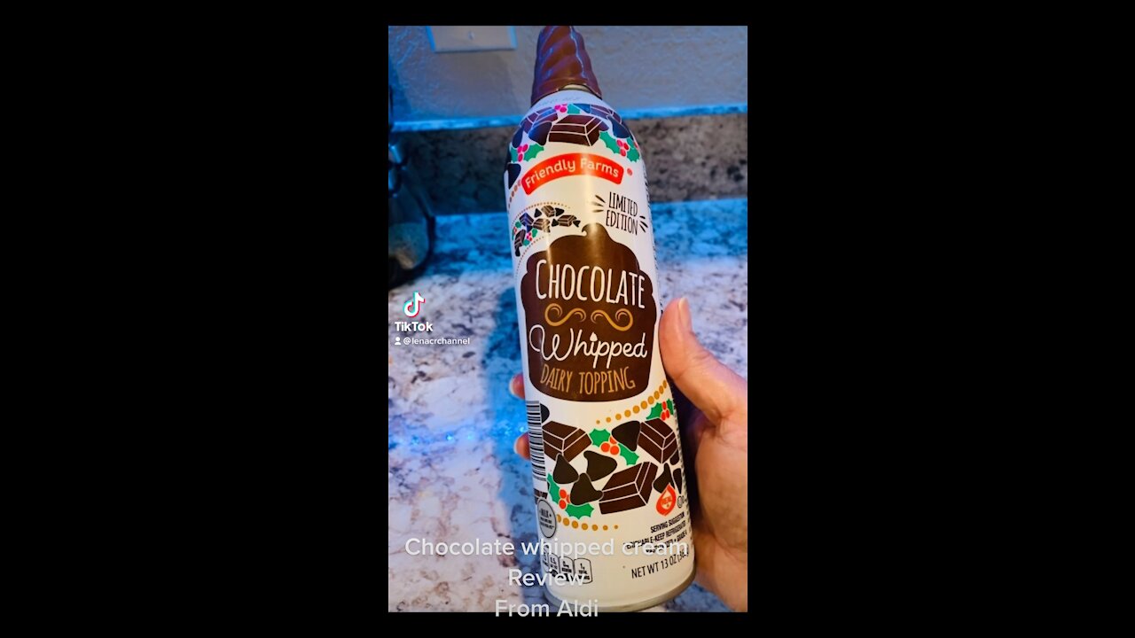 Chocolate whipped cream￼ Review