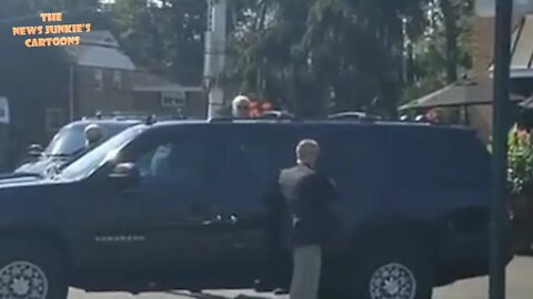 The press to Biden: "How was your breakfast sir?"