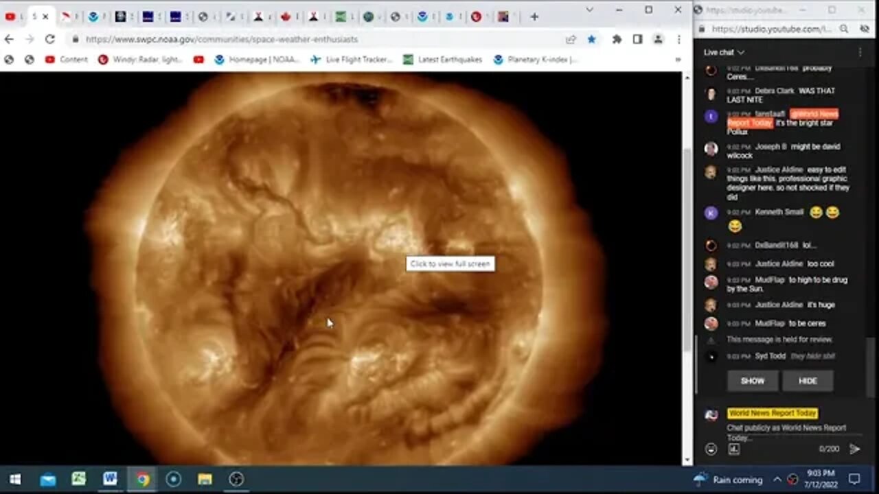 Space Weather Earthquakes Volcanoes And Fires With World News Report Today Today July 12th 2022!