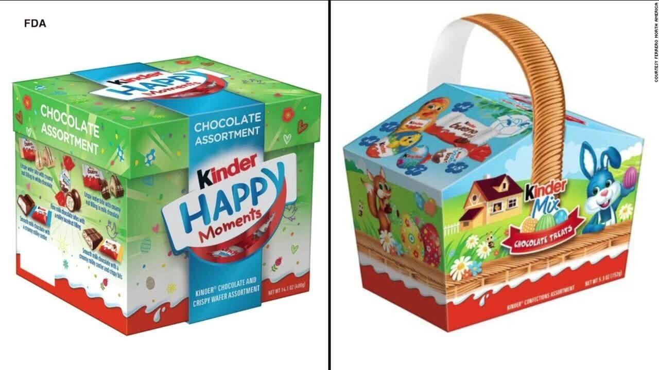 Ferrero recalls 2 Kinder chocolate products over salmonella concerns