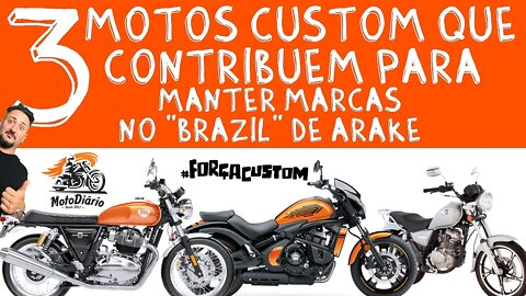 3 Motos Custom que contribuem para manter marcas no Brasil