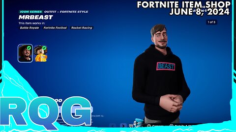 MRBEAST IS BACK. BUT NO BUNDLE? FORTNITE ITEM SHOP (June 8, 2024)