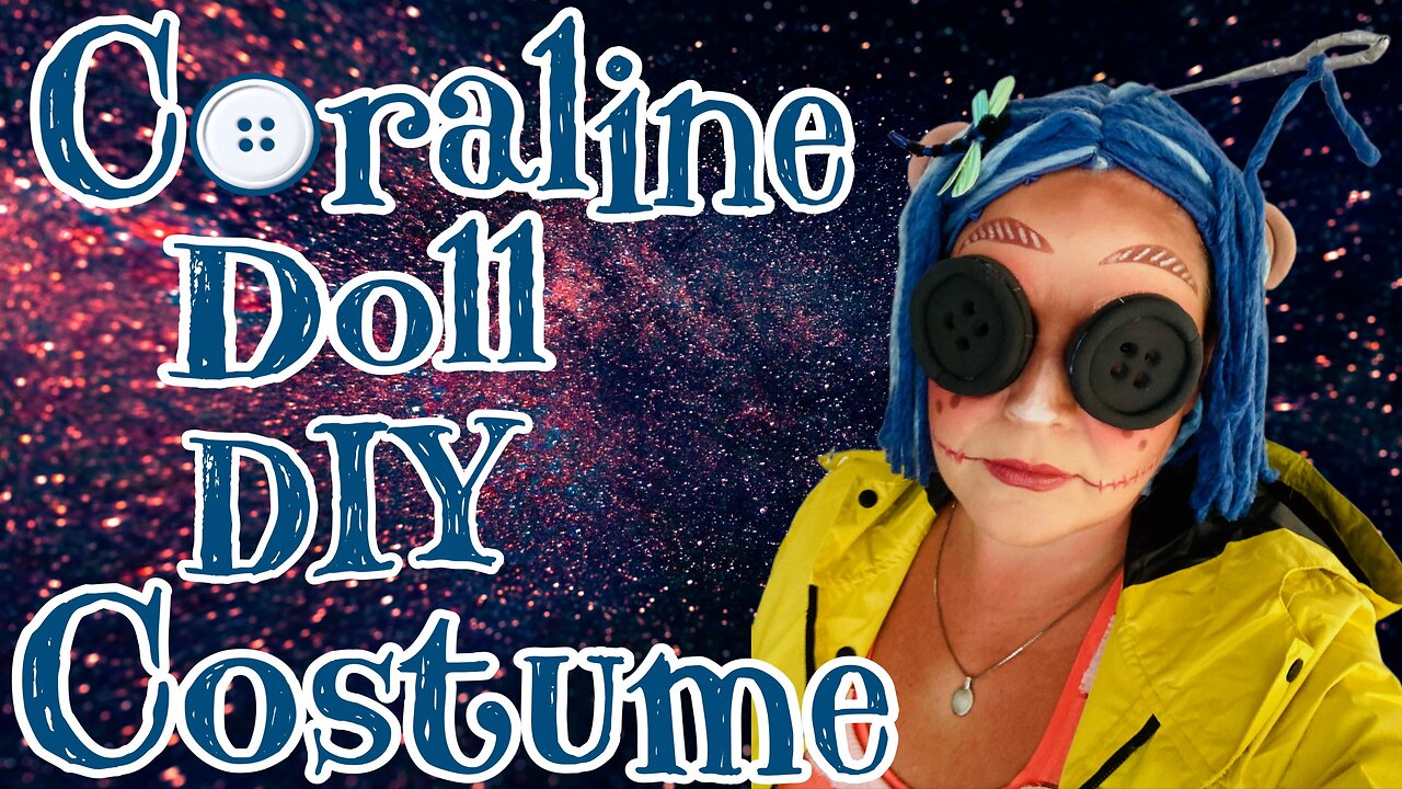 Coraline Doll, DIY costume and make up tutorial. This is Cal O'Ween!