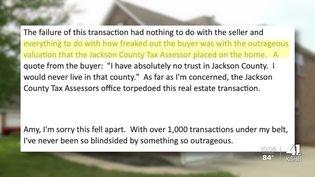 Homeowner blames Jackson County assessment process after buyer makes last-minute decision to stop sale