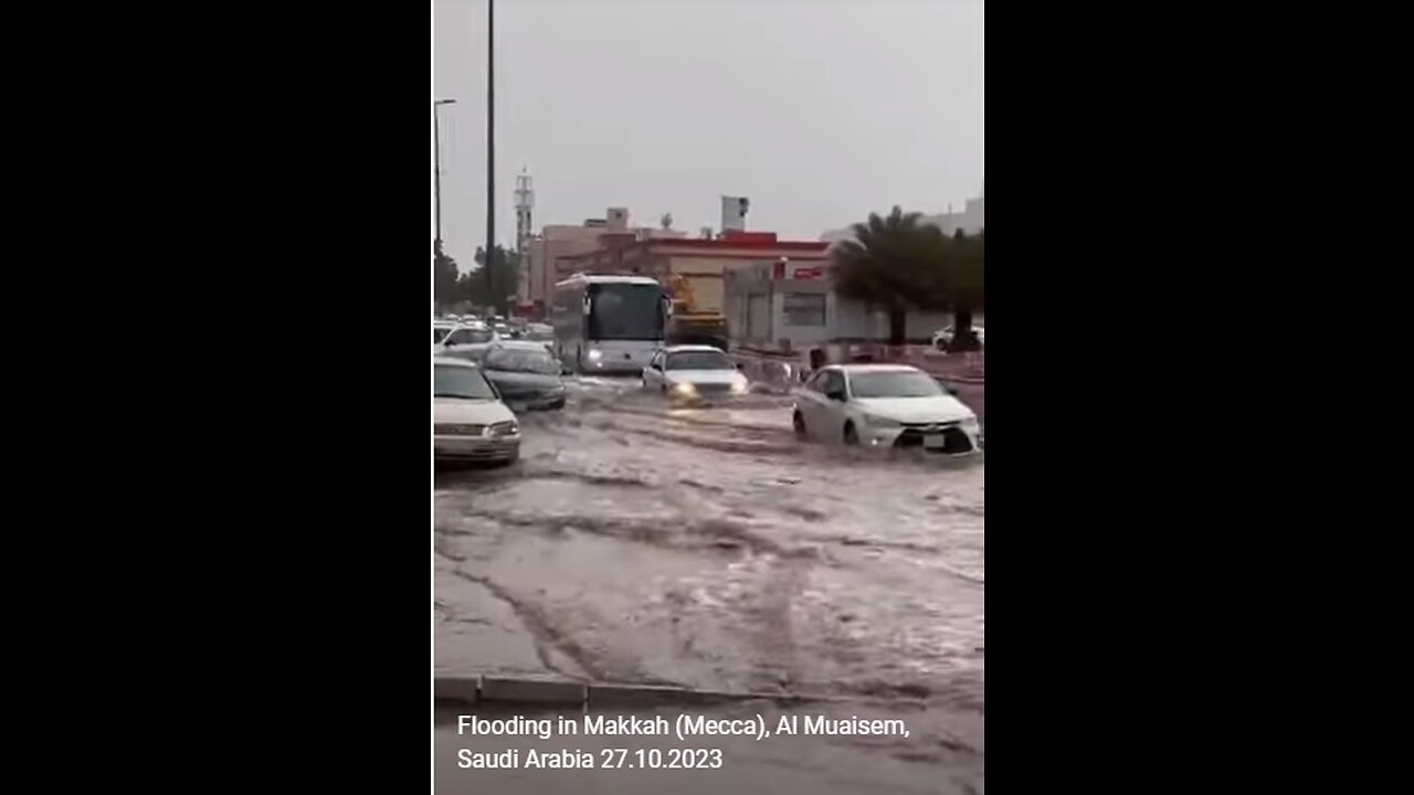 Flooding in MAKKAH (MECCA) AL Muaisem, SAUDI ARABIA 27.10.2023