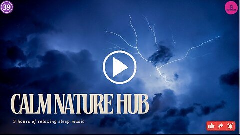 3 Hours of Gentle Rain Sounds | Perfect #whitenoise for #sleep & Relaxation | #39