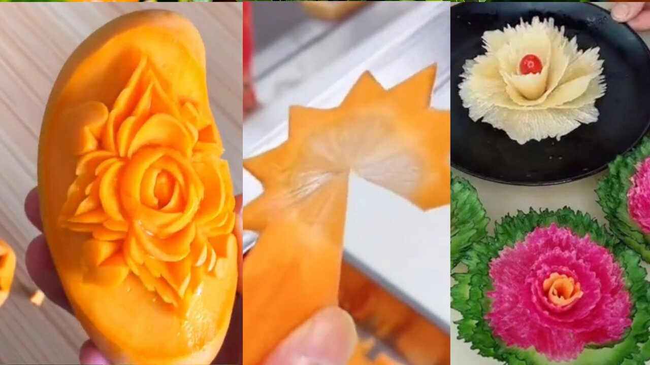 Fruit & Vegetable Decor | Super Fruit Decoration ideas | Easy and Beautiful Fruit decoration