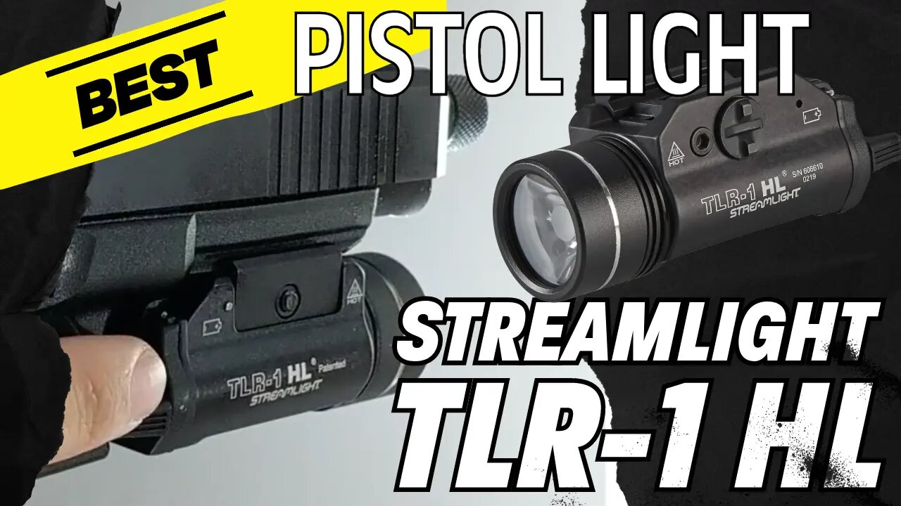 The Best BUDGET Handgun Light : Streamlight TLR-1 HL