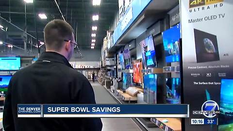 Super Bowl 52 savings on TVS