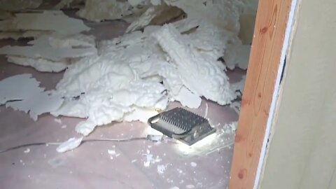 Leslie art studio foam isulation done! In DFW and surrounding Josh Venable Insulation (214) 240-8322