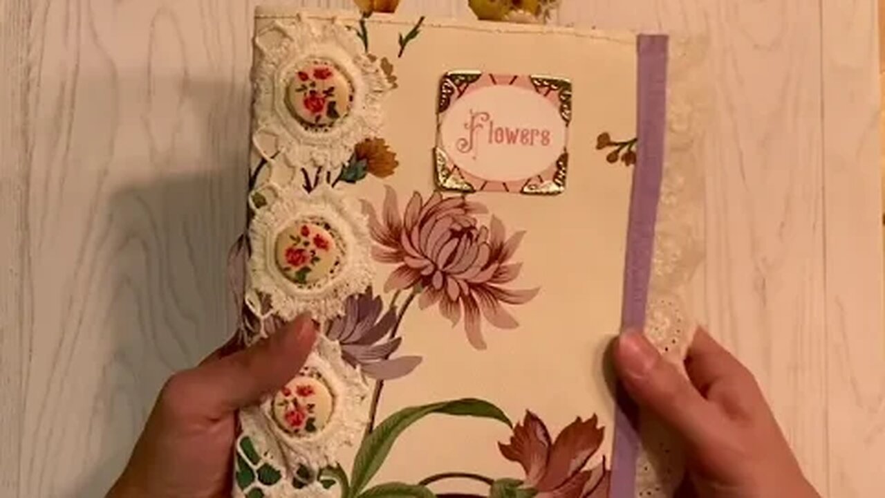 Junk Journal flip through! A custom journal for my Nan.