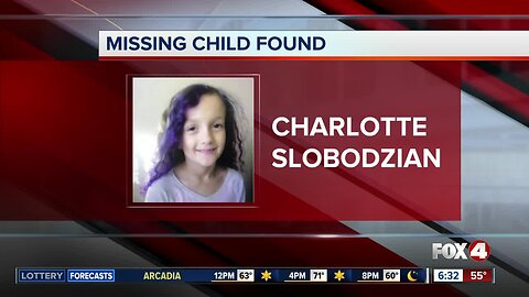 Missing Child Alert canceled for Fort Myers girl after she is found