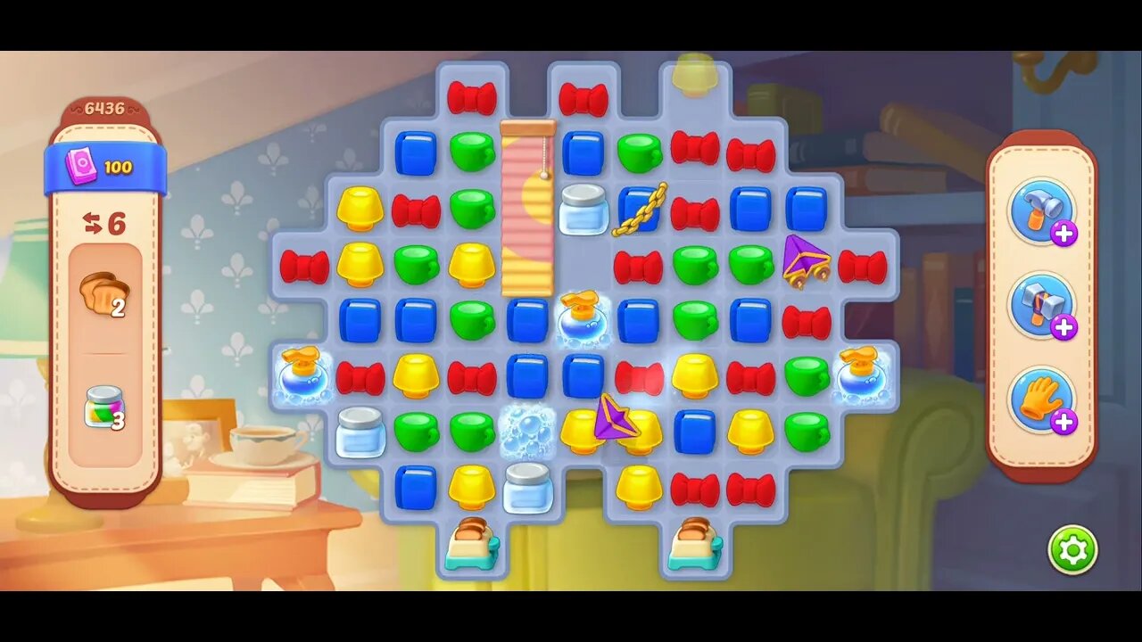 Playrix Homescapes Gameplay Walkthrough Level 6436