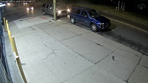 Video of black SUV in hit-and-run on Detroit's east side