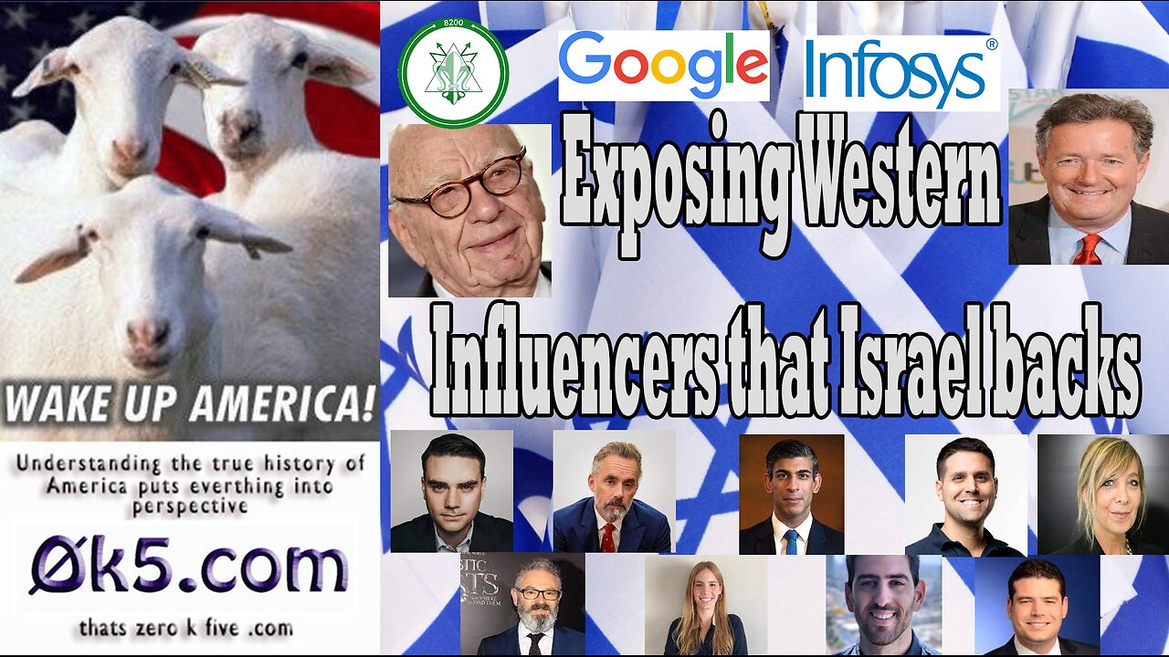 Exposing Western Influencers that Israel backs